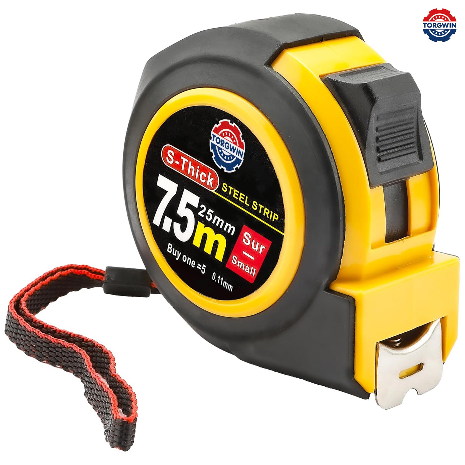 topgwin ເຫຼັກທີ່ວັດແທກເຫຼັກ, tape tape, ການວັດແທກ 25 ຟຸດ, ການວັດແທກ tape retactable